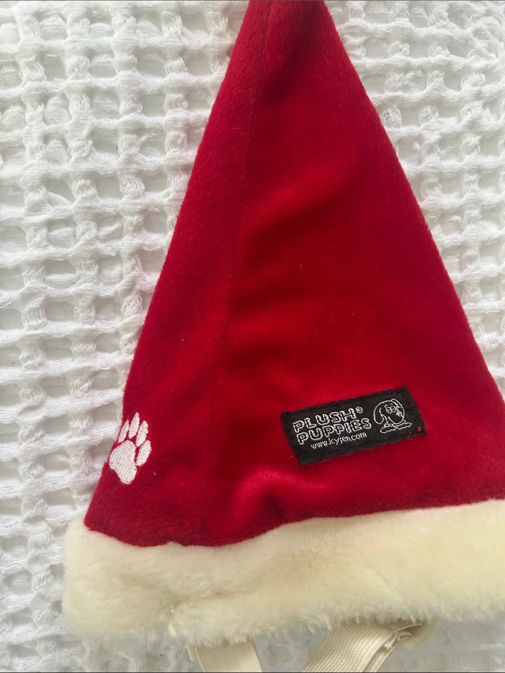 🐶 Dog Santa Hat Worn Once for Small Dog 🎅🏼